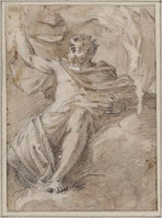 E 048
          <br/>
          Jupiter tronend op wolken
          <br/>
          <em>Ghisolfi, Giovanni (1623/4-1683)</em>